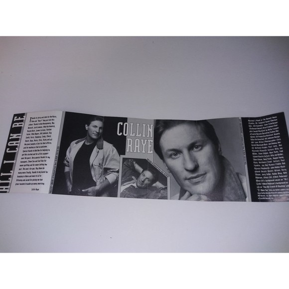 Collin Rhea / All I Can Be / Cassette Tape Country Music Artist - Picture 3 of 3